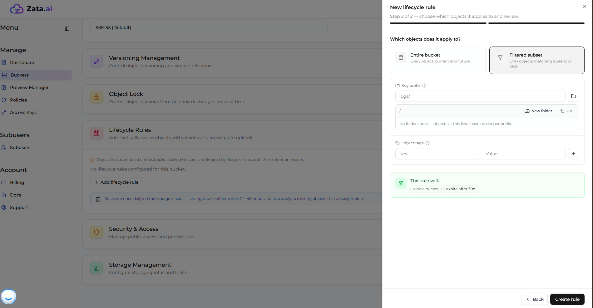Apply to Filtered Subset